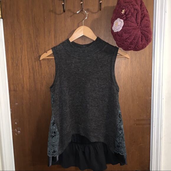 Anthropologie lace knit top - Picture 10 of 12